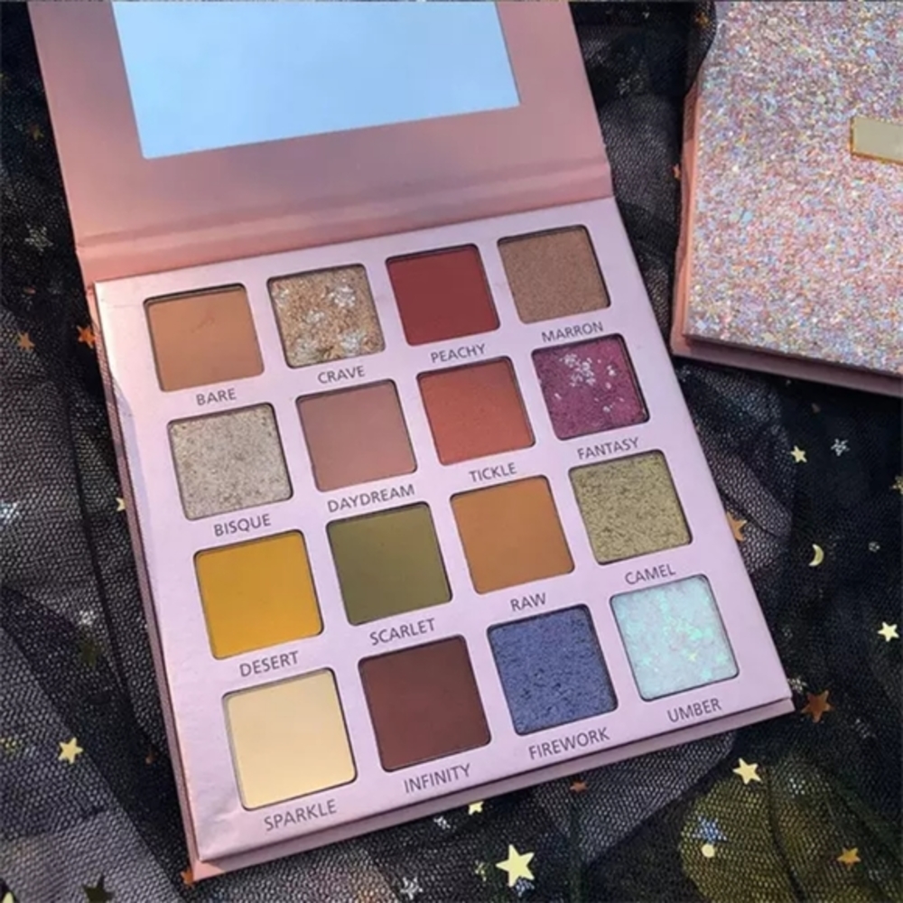 ‼️2/$10‼️New In box!! Eye shadow palette 16 glitter colors!